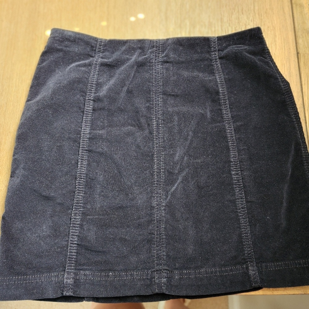 Free People Corduroy Mini Skirt